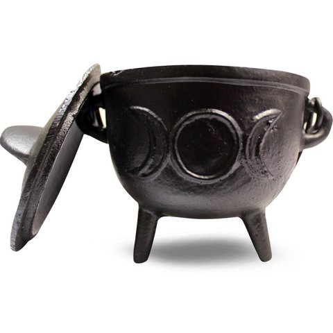 Gietijzeren Ketel Drievoudige Maan 13 cm