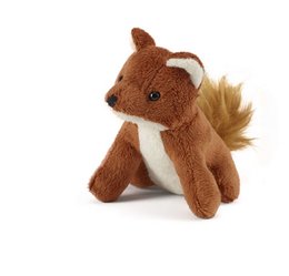 Levende natur kos vos mini venner - plys legetøj 9 cm