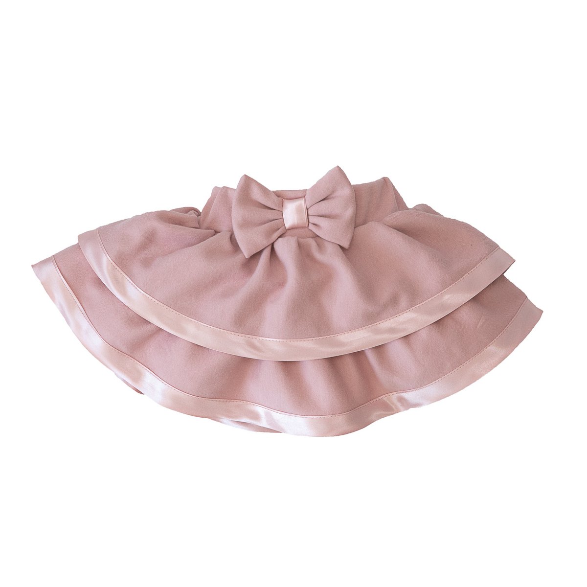 1726 skirt with a bow CHERRY