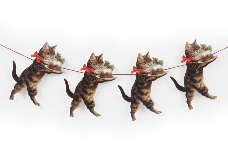 Guirlande Chat de Noël Mamelok R86