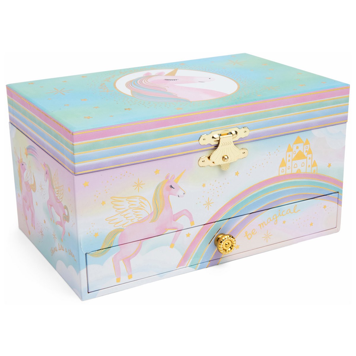 Caja de Música Joyas - Unicornio Mágico - Bella Soñadora