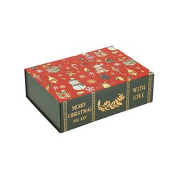 Gift box alloverprint packaging