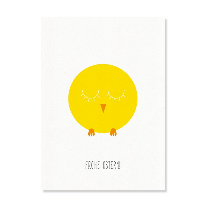 Postkort "Daisy Easter Chicks"