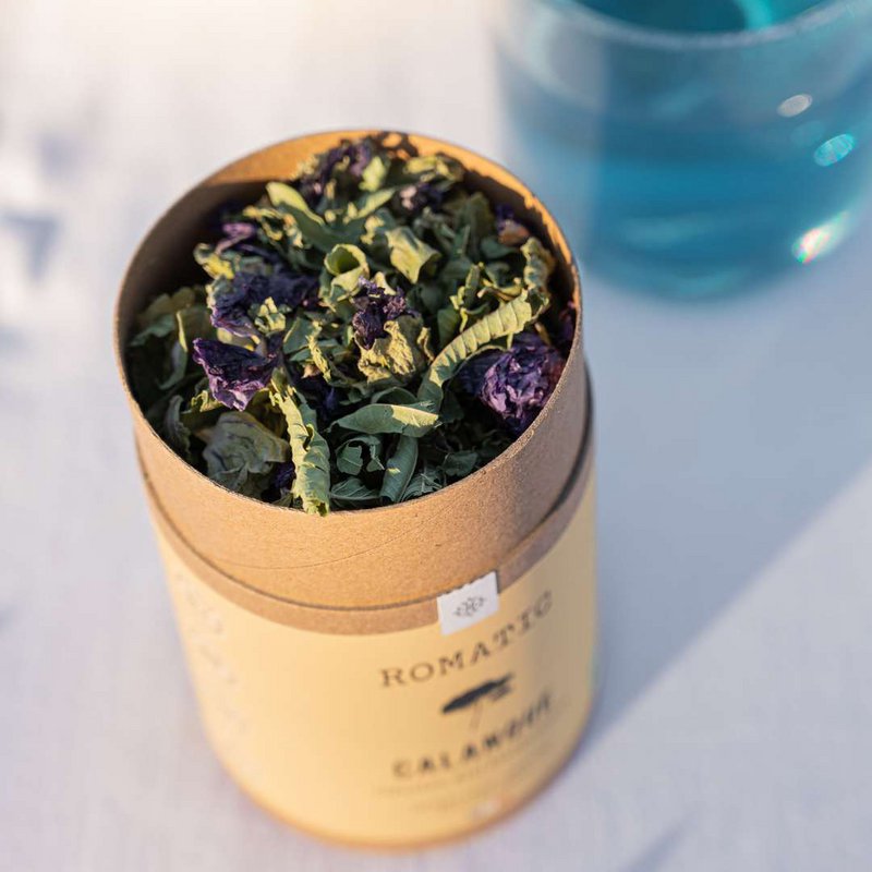 CALANQUE økologisk infusion 20g - grøn mynte - verbena - malveblomster