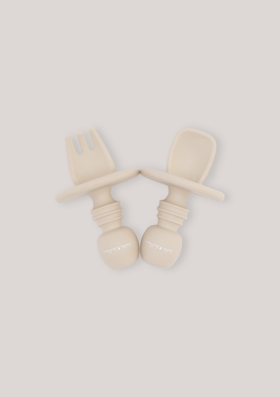 Silikone bestiksæt - Oyster Beige