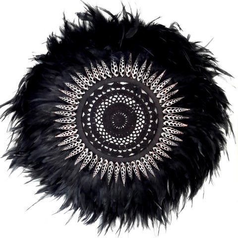JUJUHAT MACRAME, black - 50 cm