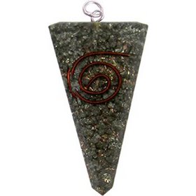 Orgone Point Pendant - Pyrite