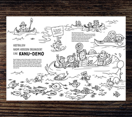 Climate protection coloring book for children