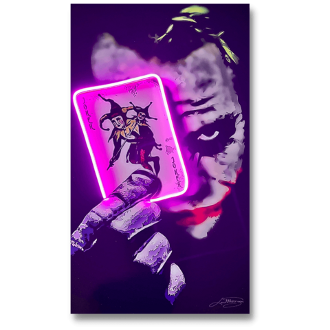 Joker Card | Led Wall Art
