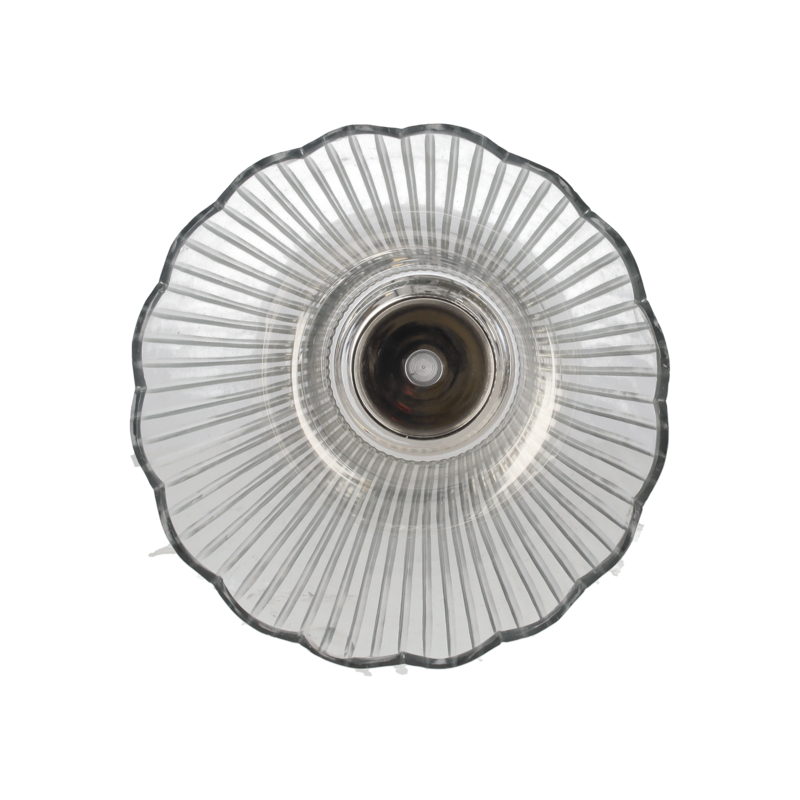 Silver crystal cup candle holder 40x25 cm