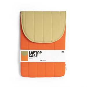 ORANGE GEPUFFTE LAPTOP-HÜLLE 15" HF
