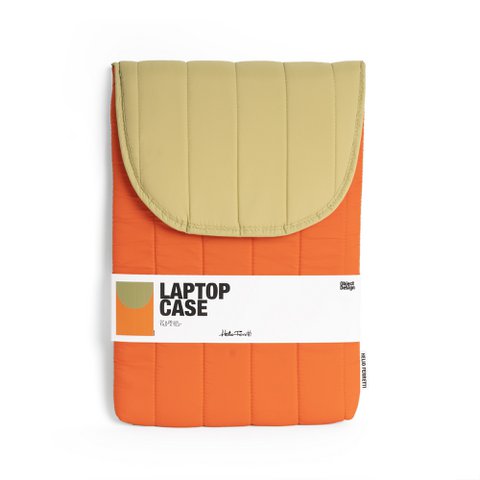 ORANGE GEPUFFTE LAPTOP-HÜLLE 15" HF