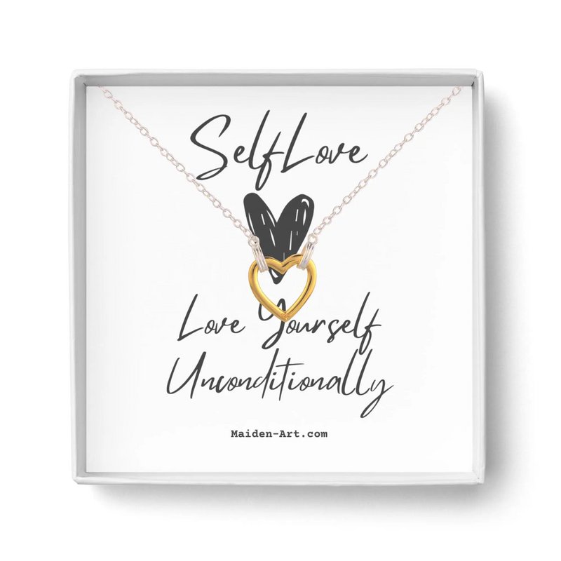 Collier pendentif cœur plaqué or 18 carats