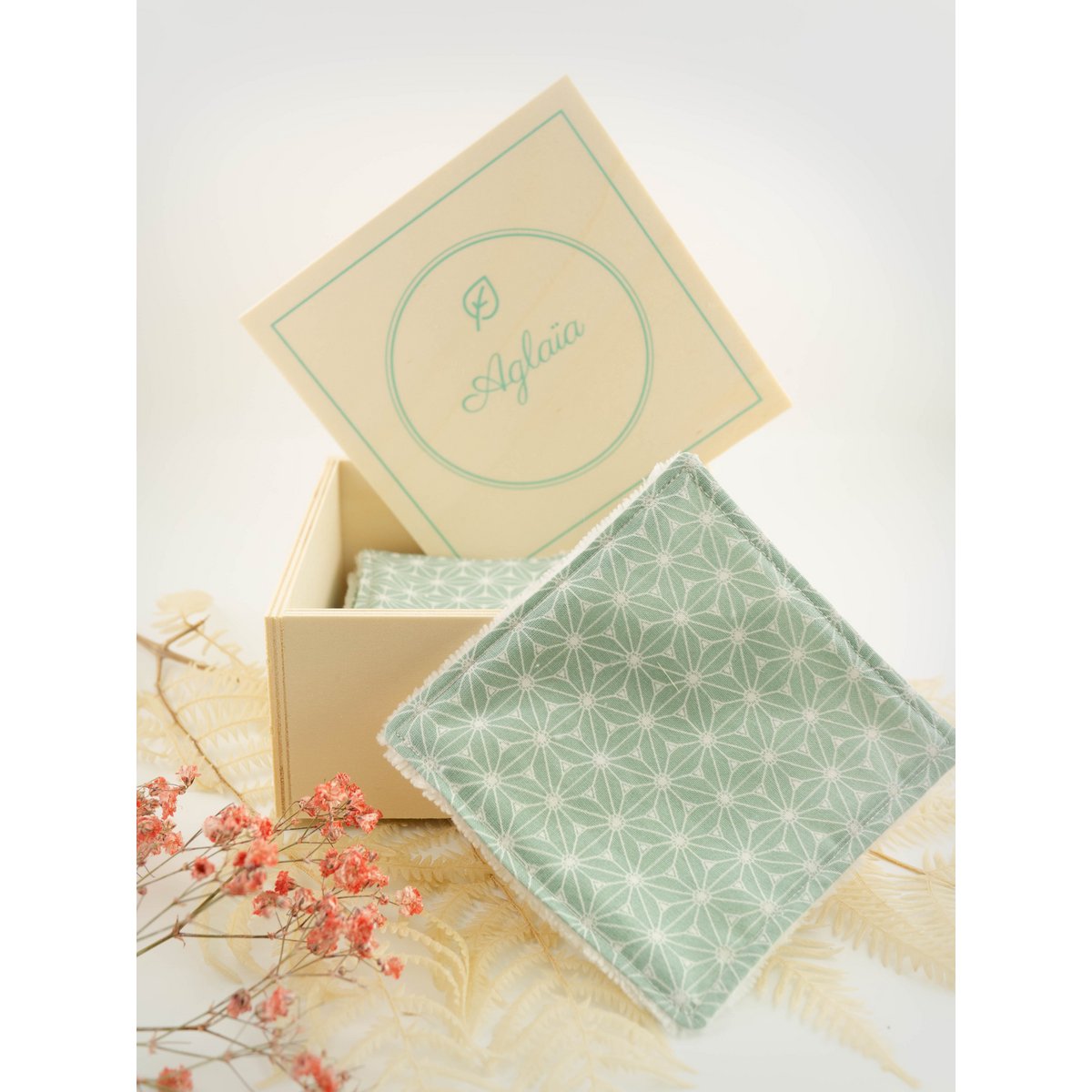 Box lingettes démaquillantes lavables - Semainier de 7 lingettes