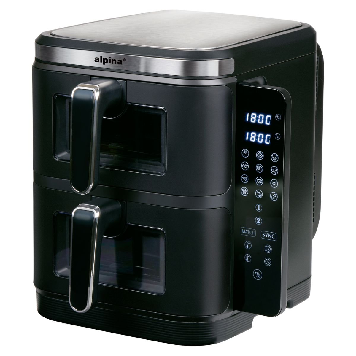 Hot air fryer Black