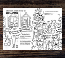 Climate protection coloring book for children
