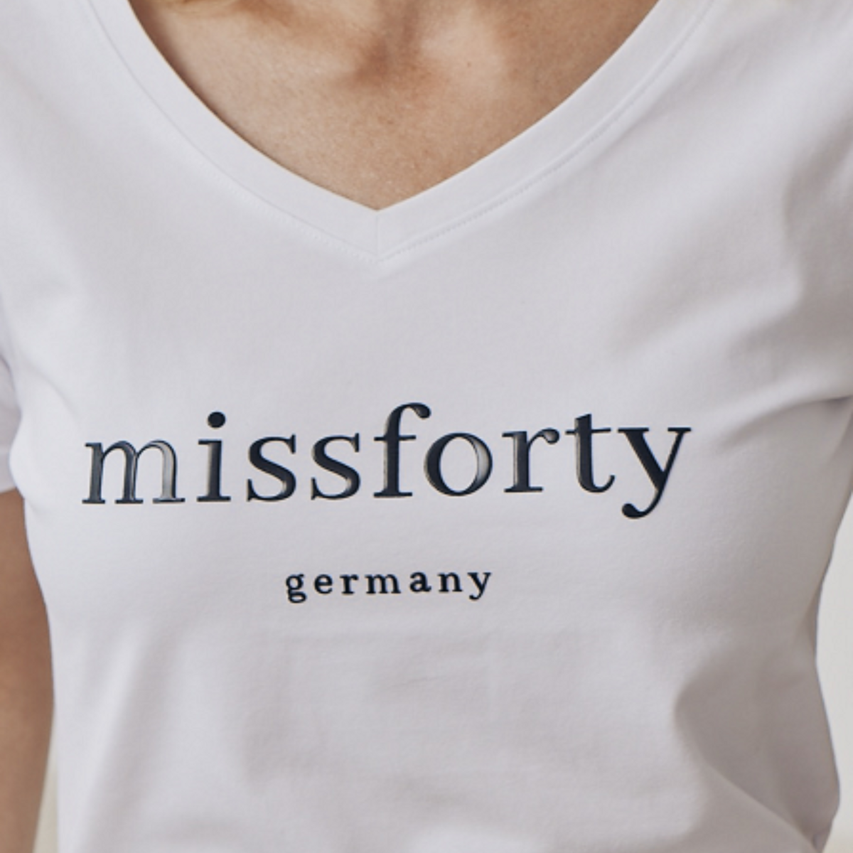 Jersey shirt white missforty