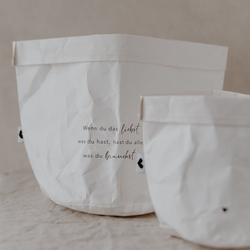 Paperbag sæt med 2 Alt hvad du behøver (PU = 6 sæt)