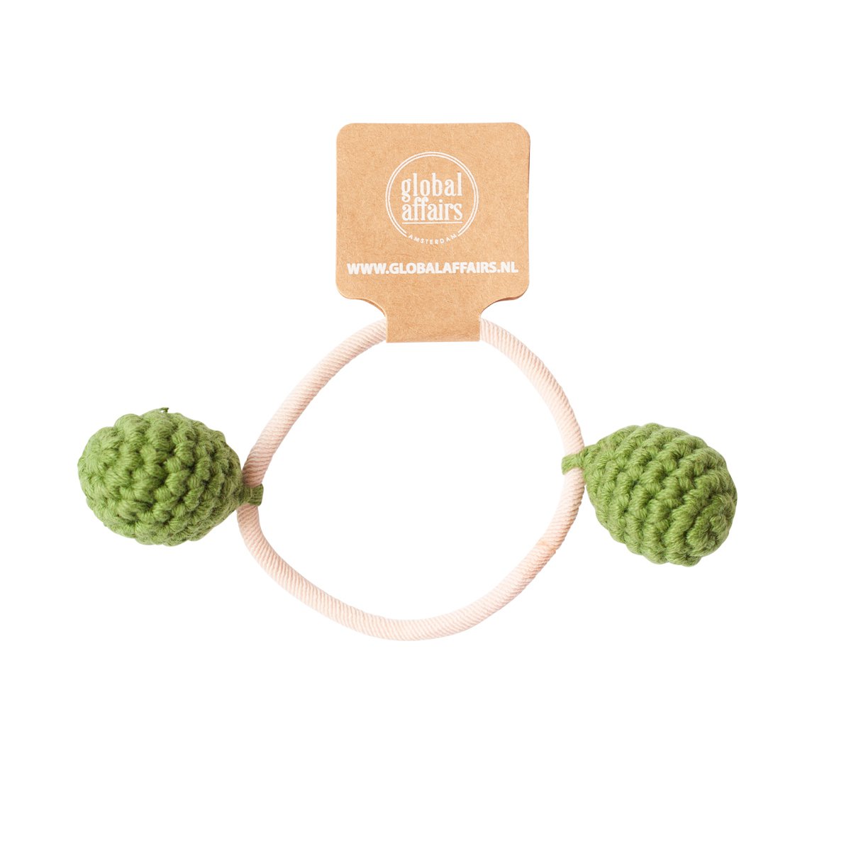 Élastiques Cheveux Boule Crochet Assortis 4 couleurs