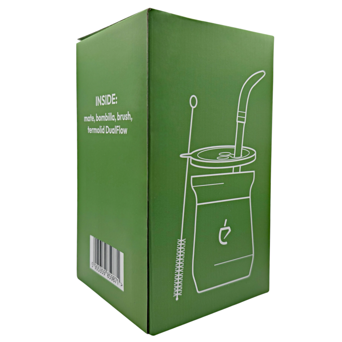 Yerba Mate Set Termolid Dualflow Pro - Forest Green | Un Mate®