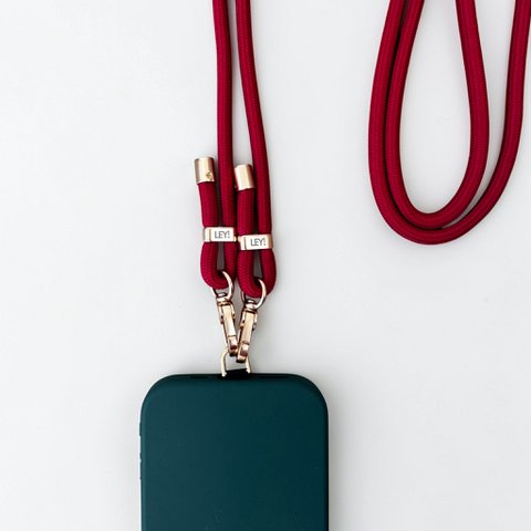 Mobiele telefoonketting - Rood
