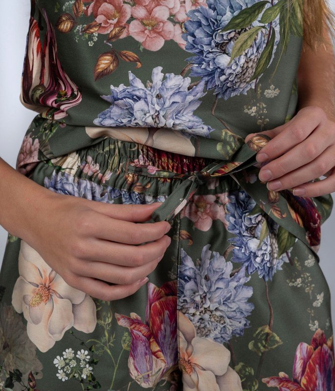 Pyjamas (shirt + shorts) Magic Garden Moss