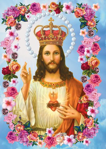 Kaart Jezus 10 st.