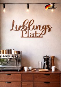 Wandbild Lieblingsplatz aus Edelrost in Cortenstahl-Optik