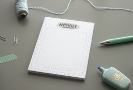 Stationery Set Notepad Shopping List A6 // Set 2 Pieces