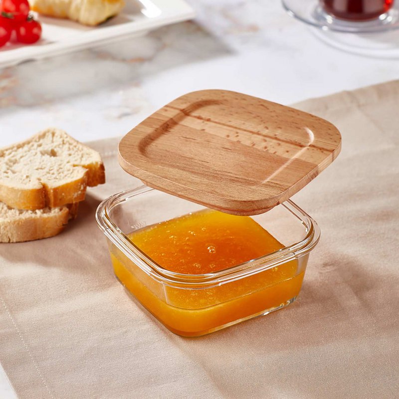 Joy Kitchen glazen vershoudbakje - 375 cc