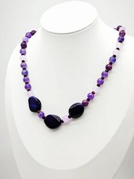 Collier sautoir fantaisie pierre
