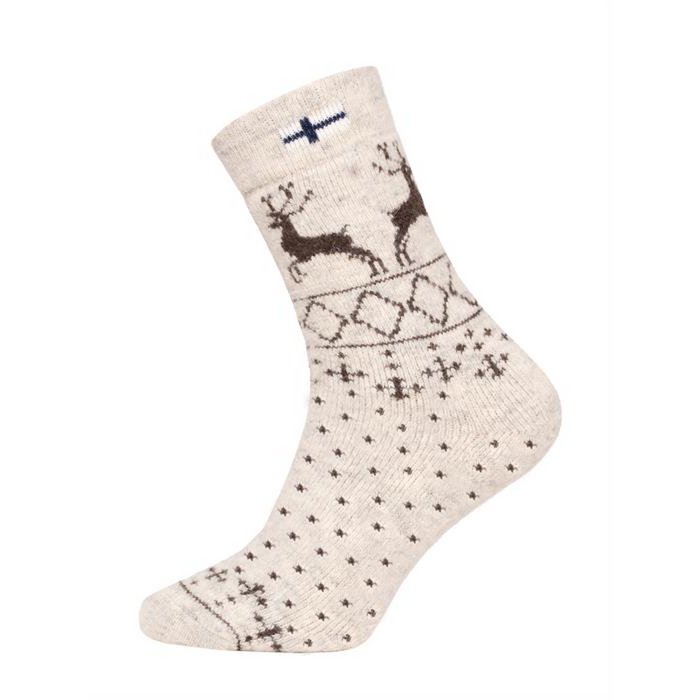 Scandinavian wool socks with 80% wool - warm, soft and cozy