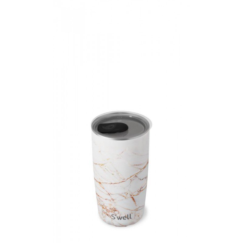 Bicchiere con Coperchio S'Well Calacatta Gold 530ml
