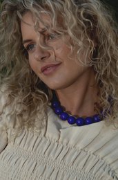 Posie Bold Necklace | Purple