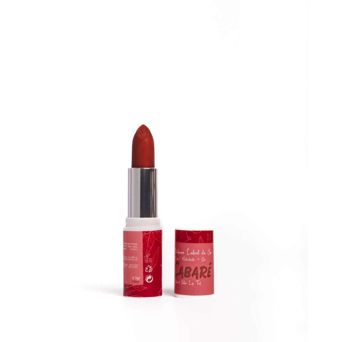 2 in 1 - Moisturizing Lip Balm + Color Lipstick with Refill