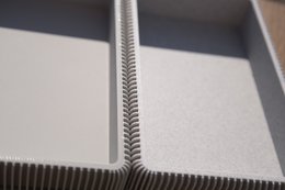 Sleek Rectangular Cool Tone Trays - Modern Ribbed Design, Perfect for Desk, Entryway, Coffee Table, or Home Organization Needs