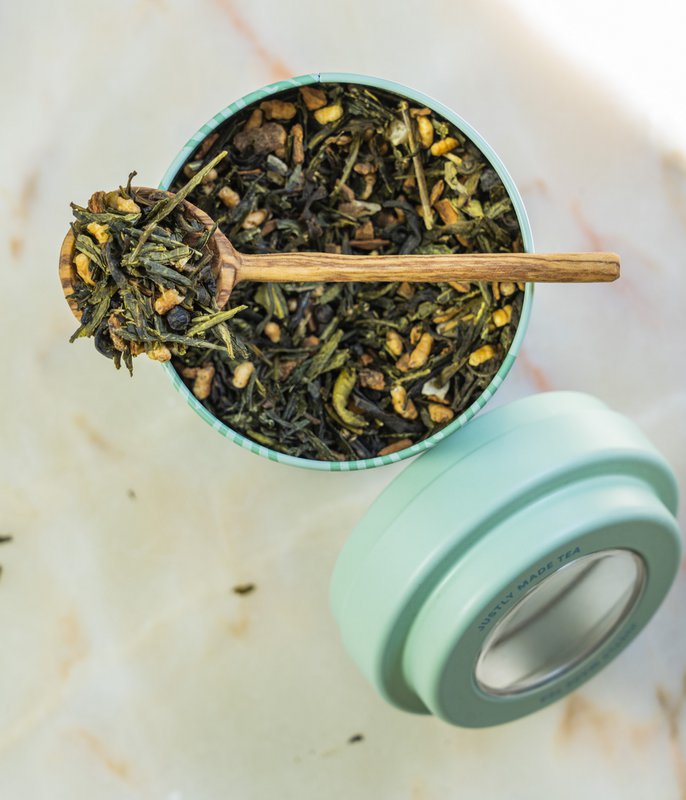 Justea | Verde dorado |  | Té verde | Té suelto | Orgánico | Comercio justo