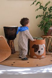 Storage Basket Children' Room - Dog