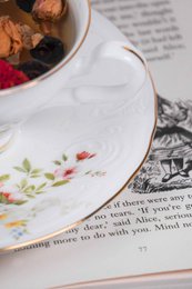 Tazza con piattino Giardino inglese 180 ml Isabelle Rose