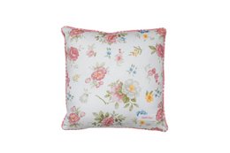 Coussin avec remplissage de jardin anglais 40x40 cm Isabelle Rose