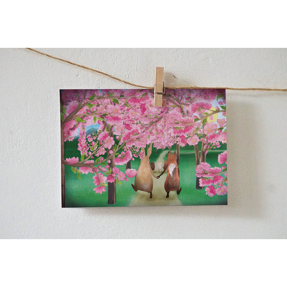 Karte Kirschblüte
