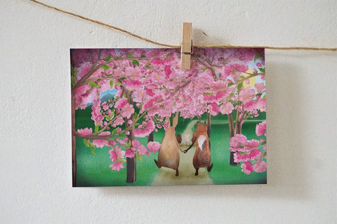 Card Cherry Blossom