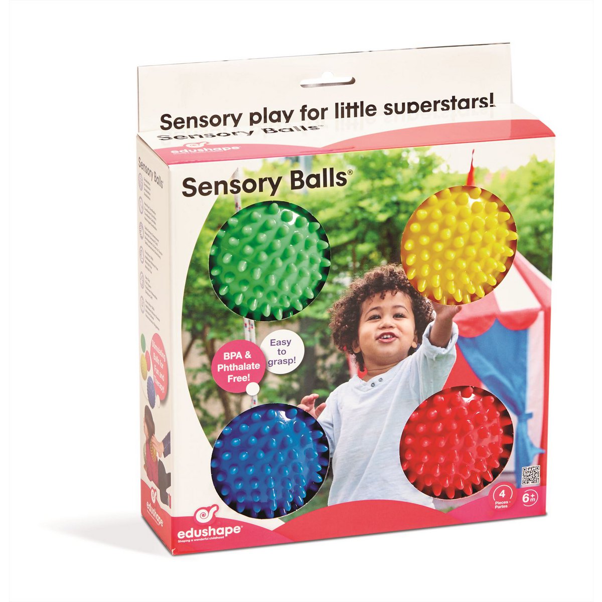 Set di palline per bambini sensoriali di Edushape da 4 - 10 cm