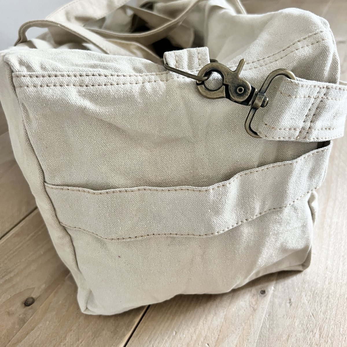 MultiBag blanco light canvas (travel, yoga, beachbag)