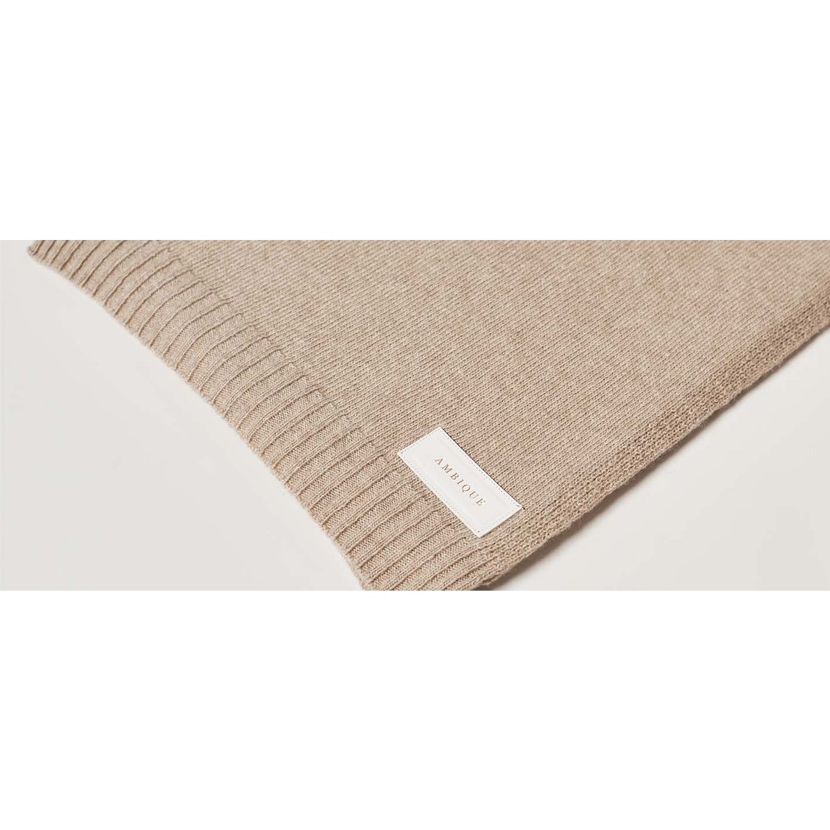 Kaschmirschal uni Beige