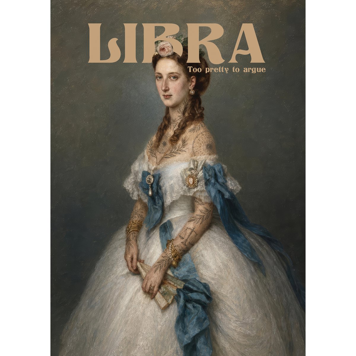 Libra - Postcard - Astro Queen Collection