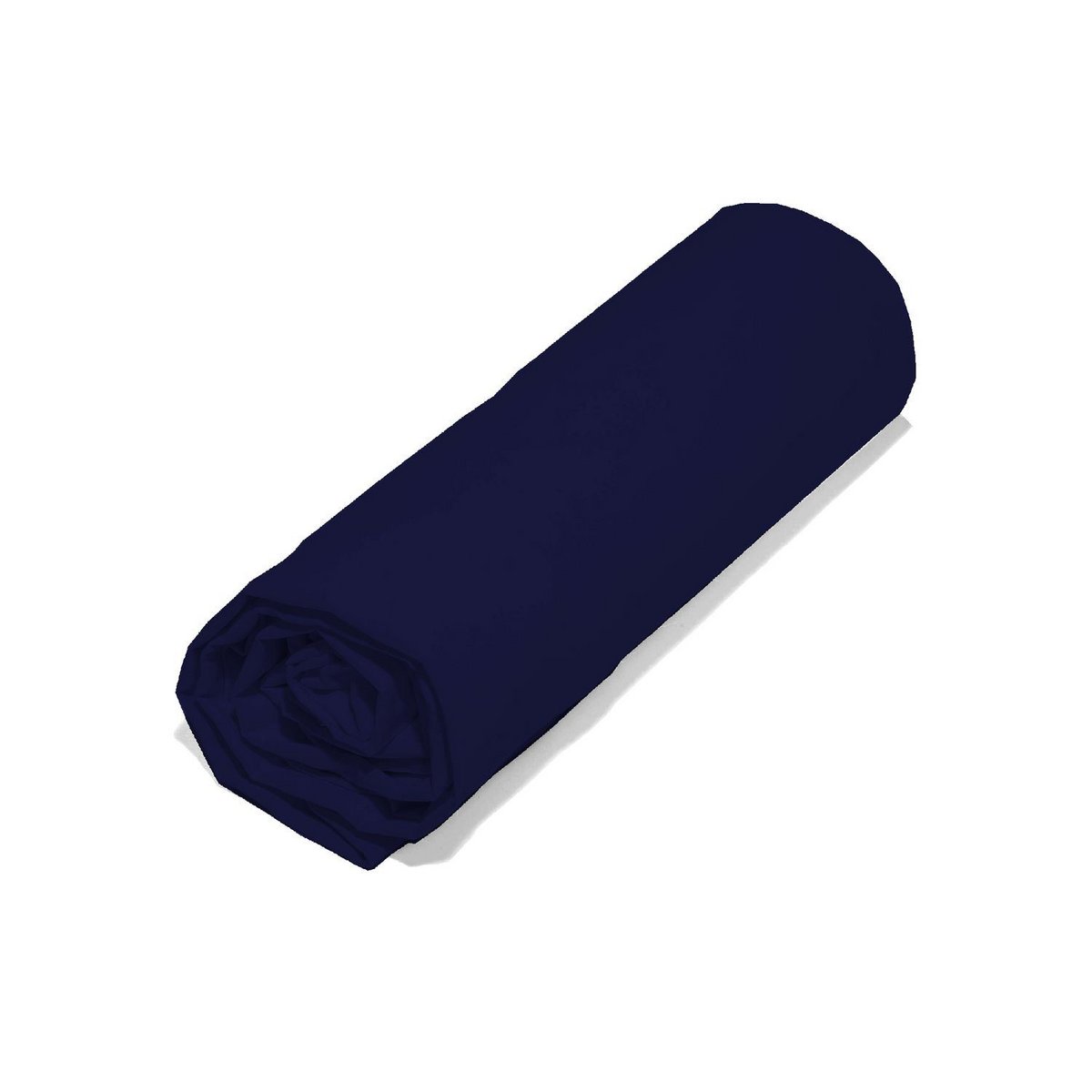 FITTED SHEET 140X200CM 100% ORGANIC COTTON 57 THREADS/CM2-MARINE