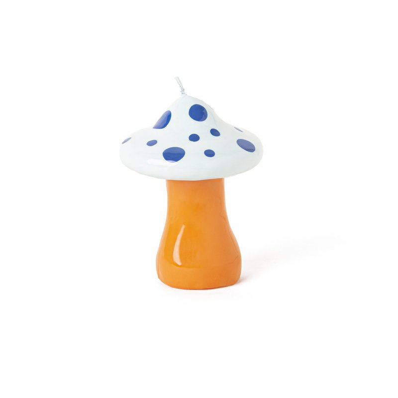 BIG BLUE MUSHROOM CANDLE HF