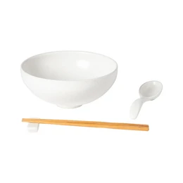 Ensemble de bols à ramen Pacifica Blanc