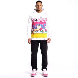 Kapuzenpullover mit Looney Tunes-Print in Weiß